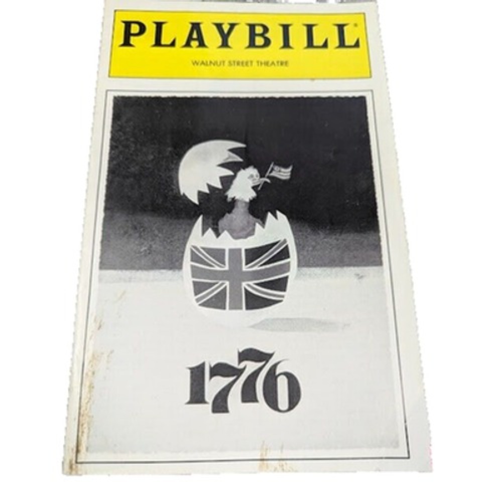 Playbill 1776 Walnut Street Theatre April 1997